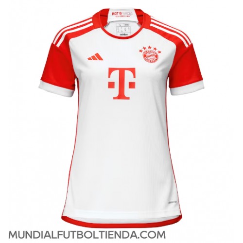 Camiseta Bayern Munich Primera Equipación Replica 2023-24 para mujer mangas cortas